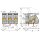 Wago 2716-257 Leiterplattenklemme Hebel Grau
