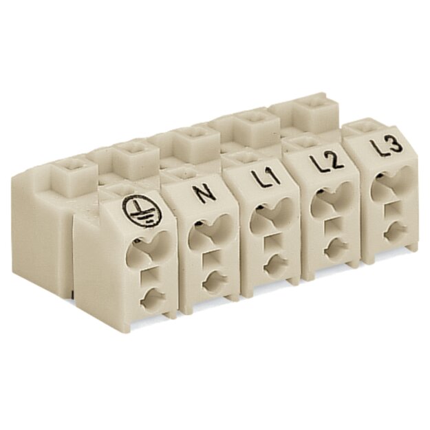 Wago 272-102/001-000 Netzanschlussklemme Weiß
