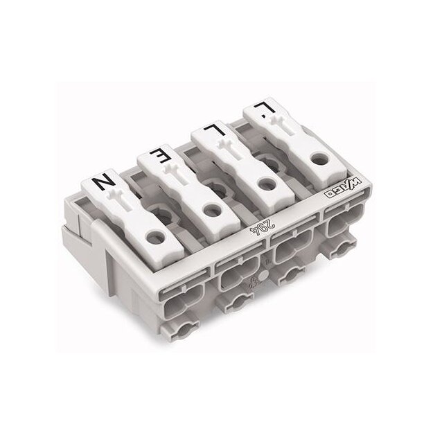 Wago 294-4094/4025-000 Leuchtenanschlussklemme Weiß