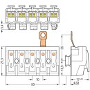 Wago 294-8415 Leuchtenanschlussklemme Weiß