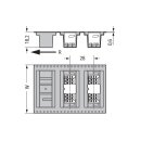 Wago 713-1410/116-000/997-408 THR-Stiftleiste 2-reihig
