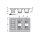 Wago 713-1414/116-000/997-408 THR-Stiftleiste 2-reihig