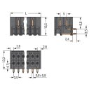 Wago 713-1432/105-000 THR-Stiftleiste 2-reihig