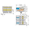 Wago 721-110/008-000 1-Leiter-Federleiste
