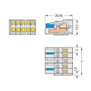Wago 721-110/026-000 1-Leiter-Federleiste