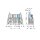 Wago 721-208/037-000/035-000 1-Leiter-Federleiste