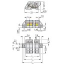 Wago 721-304/031-000 1-Leiter Federleiste