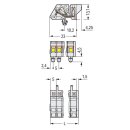 Wago 721-320/008-000 1-Leiter Federleiste