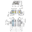 Wago 721-332/031-000 1-Leiter Federleiste