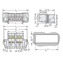 Wago 721-603/114-000 1-Leiter-Stiftleiste