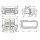 Wago 721-610/114-000 1-Leiter-Stiftleiste