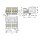 Wago 721-611/018-000 1-Leiter-Stiftleiste
