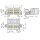 Wago 721-611/019-000 1-Leiter-Stiftleiste