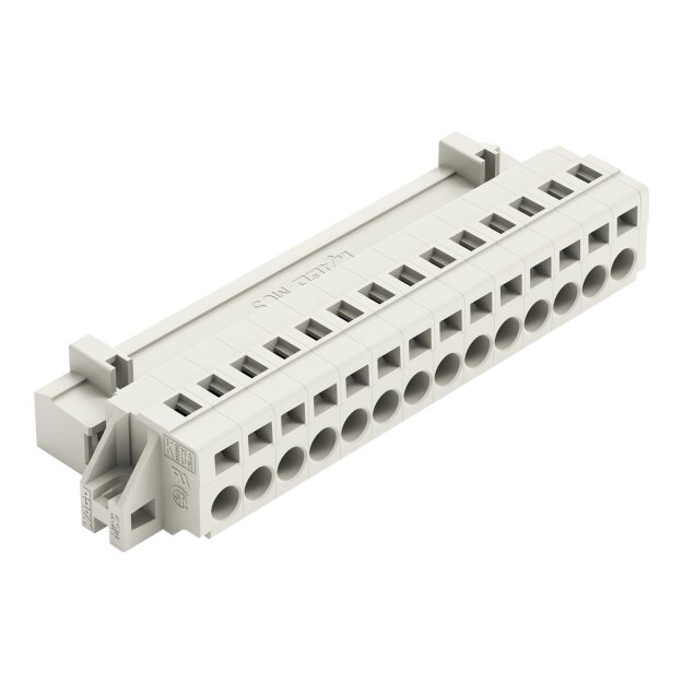 Wago 721-614/019-000 1-Leiter-Stiftleiste