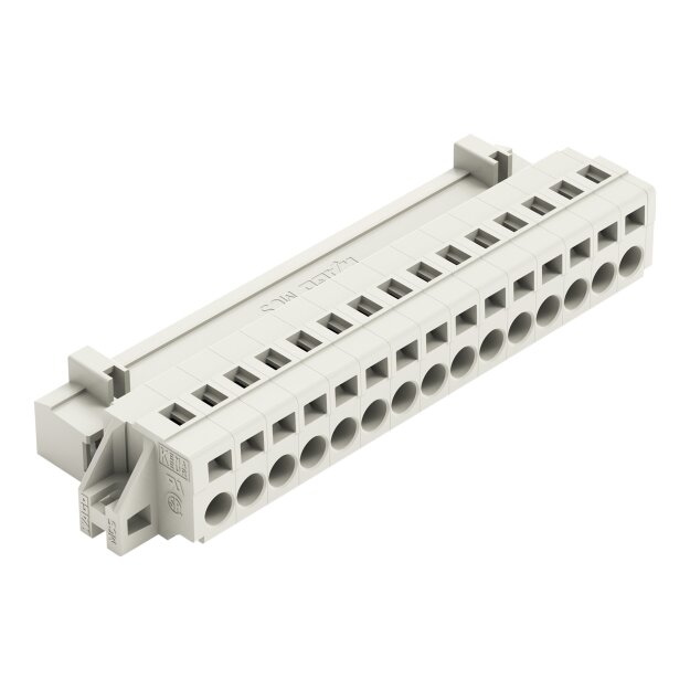 Wago 721-615/019-000 1-Leiter-Stiftleiste