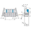 Wago 722-233/005-000/039-000 Federleiste für Reihenklemme Grau