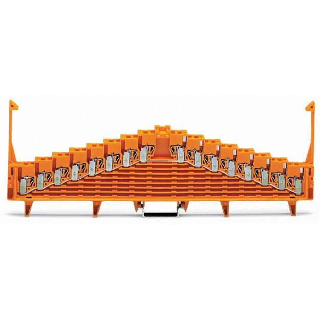 Wago 727-135/004-000 8-Etagen-Potentialklemme Orange