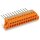 Wago 731-162 Durchführungsklemme Orange