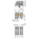 Wago 731-511/008-000 1-Leiter Federleiste