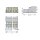 Wago 731-610 1-Leiter-Stiftleiste Grau