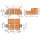 Wago 731-639/019-000 1-Leiter-Stiftleiste