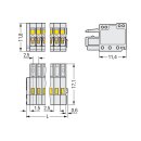 Wago 733-105/010-000 1-Leiter-Federleiste