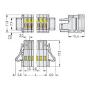 Wago 733-109/037-000 1-Leiter-Federleiste