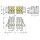 Wago 734-102/037-000/032-000 1-Leiter-Federleiste