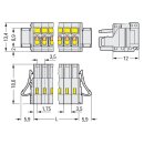 Wago 734-109/037-000/034-000 1-Leiter-Federleiste