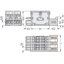 Wago 734-367 2-Leiter-Kombistecker Grau