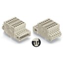 Wago 734-372/008-000 2-Leiter-Kombistecker Grau