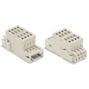 Wago 734-372/037-000 2-Leiter-Kombistecker Grau