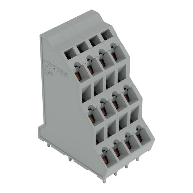 Wago 737-104 Dreistock-Leiterplattenklemme