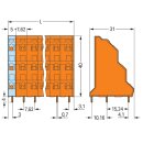 Wago 737-602 Dreistock-Leiterplattenklemme
