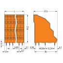 Wago 738-308 Vierstock-Leiterplattenklemme