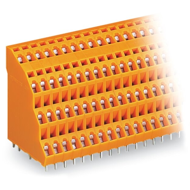 Wago 738-324 Vierstock-Leiterplattenklemme