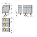 Wago 739-3206 Leiterplattenklemme
