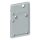 Wago 741-100 Abschlussplatte anrastbar Grau
