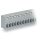 Wago 741-109 Leiterplattenklemme Grau