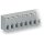 Wago 741-310 Leiterplattenklemme Grau
