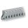 Wago 741-325 Leiterplattenklemme Grau