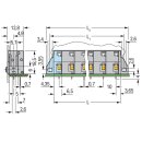 Wago 741-525 Leiterplattenklemme Grau