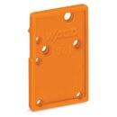 Wago 741-600 Abschlussplatte anrastbar Orange