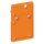 Wago 741-600 Abschlussplatte anrastbar Orange