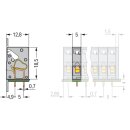 Wago 741-901 Anreihbare Leiterplattenklemme Grau