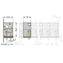 Wago 741-903 Anreihbare Leiterplattenklemme Grau