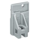 Wago 741-906 Abschlussplatte anrastbar Grau