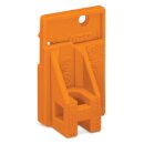 Wago 741-916 Abschlussplatte anrastbar Orange