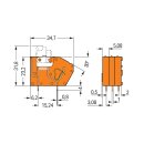 Wago 742-106 Anreihbare Leiterplattenklemme