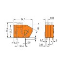 Wago 742-116 Anreihbare Leiterplattenklemme